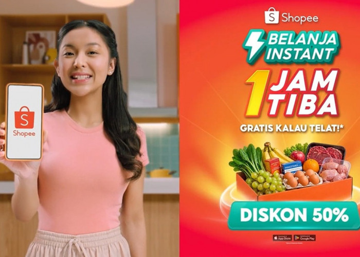 Belanja Harian Makin Sat Set, Atta Halilintar dan Aurel Dukung Shopee Instant 1 Jam Tiba