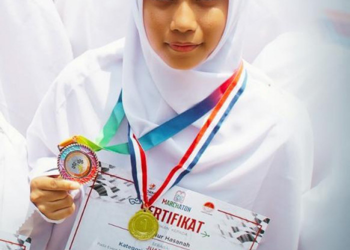 Santri Al Hikmah Bobos Juara 1 PanahanMarchaton Indonesia