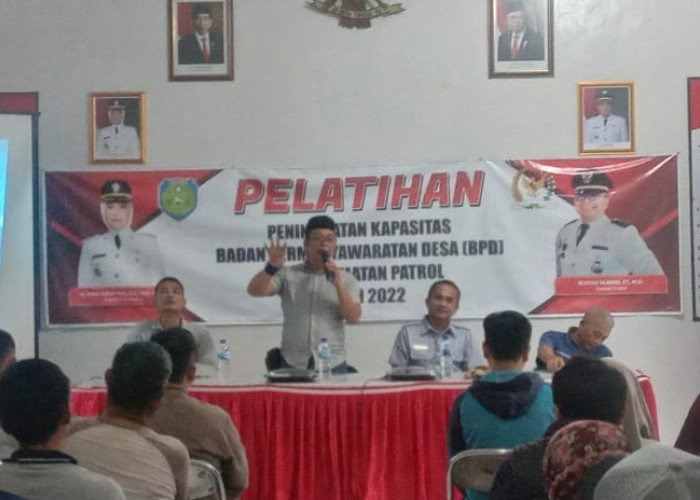 Se-Kecamatan Patrol Ikuti Pelatihan Peningkatan Kapasitas  dan Fungsi Anggota BPD