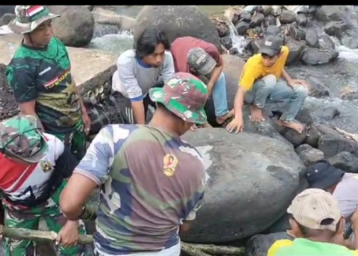 Dukung Sektor Pertanian di TMMD, Kodim 0620 Cirebon Luncurkan Program Pipanisasi 500 Meter di Desa Kubang