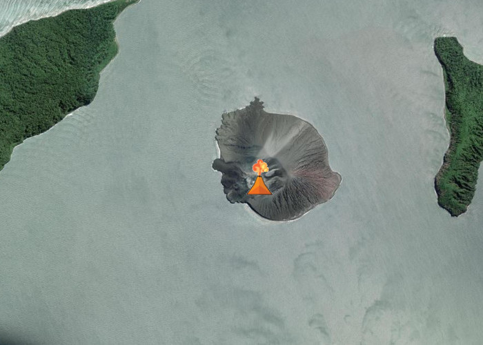 Selasa Pagi, Gunung Anak Krakatau Kembali Erupsi, Terjadi 2 Kali, Visual Letusan Tidak Teramati