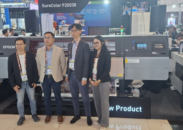 Epson Perkuat Dominasi di Industri Tekstil Digital Lewat Printer Dye-Sublimation Generasi Terbaru SC-F20030