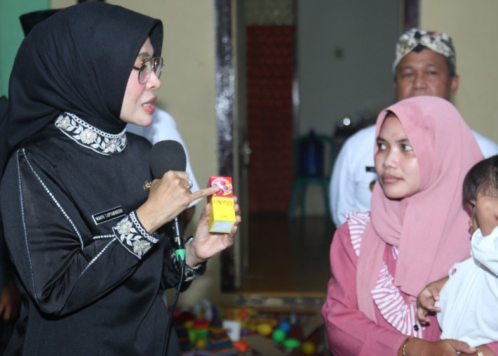 Wabup Cirebon Monitoring Penanganan Stunting dan Kemiskinan di Weru Lor