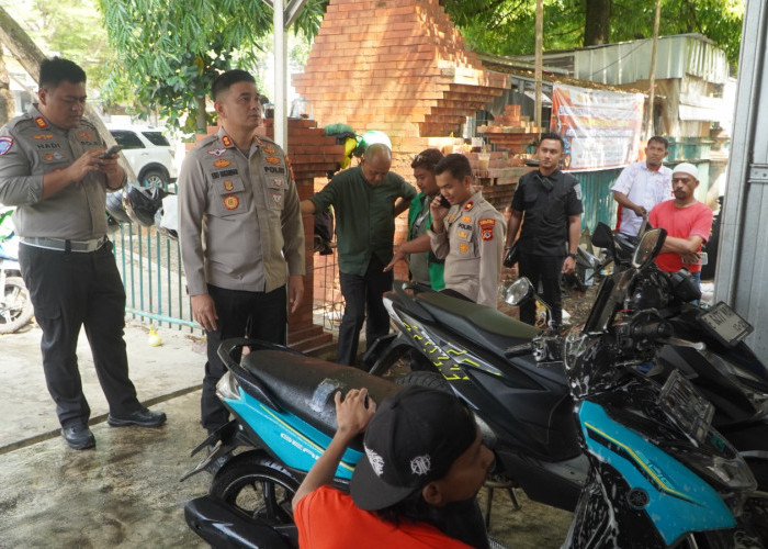 Polres Cirebon Kota Beri Servis Motor Gratis untuk Ojol di Hari Bhayangkara 2026