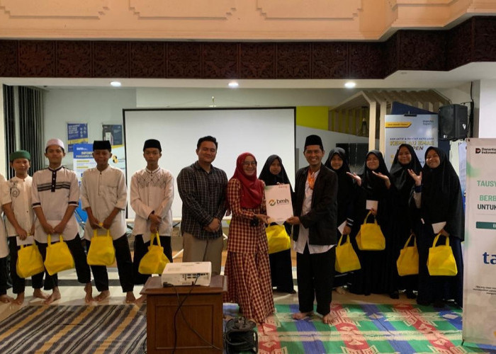 PT Taspen Hadirkan Tausiyah Ramadan Bersama Santri BMH 
