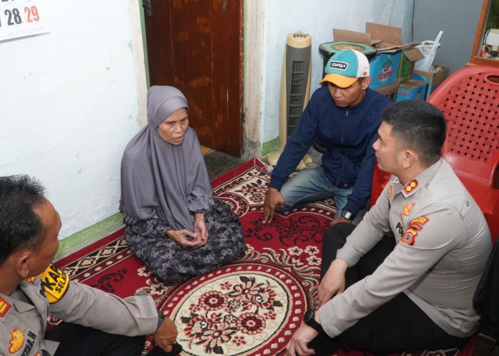 Kapolres Cirebon Kota Datangi Korban Penyerangan Geng Motor,  Beri Dukungan agar Kembali Berjualan