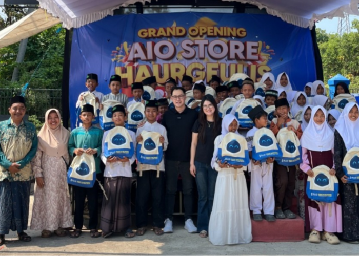 AIO Store Haurgeulis Resmi Dibuka, Ada Promo Elektronik dan Program Belanja Kaget