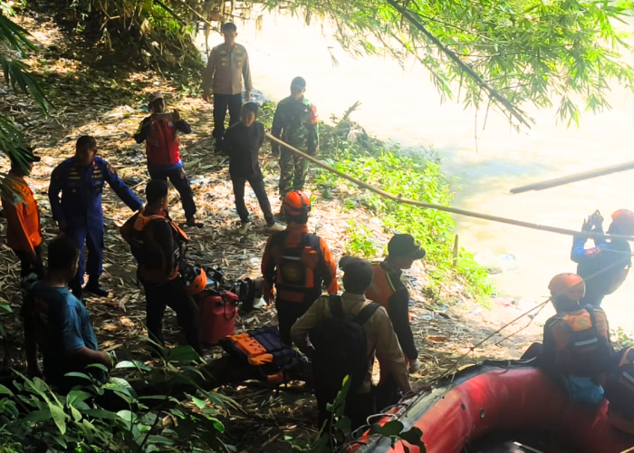 Perempuan Disabilitas Hanyut di Sungai Jamblang Cirebon, Polisi dan Basarnas Turun Tangan