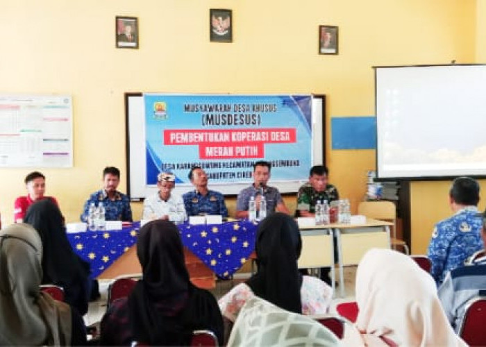 Sejarah Mencatat! Pertama Kali di Kabupaten Cirebon, Desa Karangsuwung Bentuk Kopdes Merah Putih 