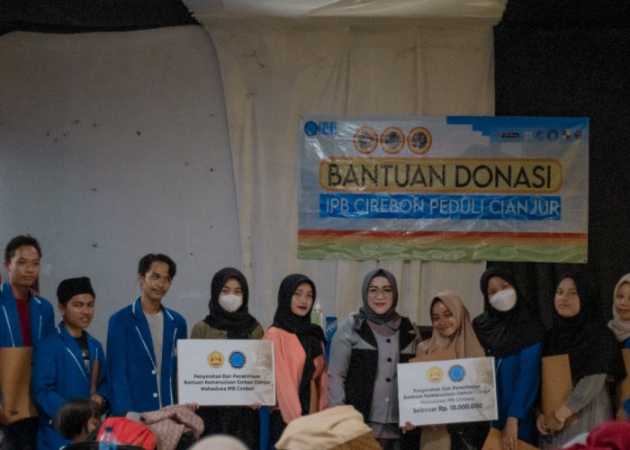 IPB Cirebon Bantu Korban Gempa Cianjur
