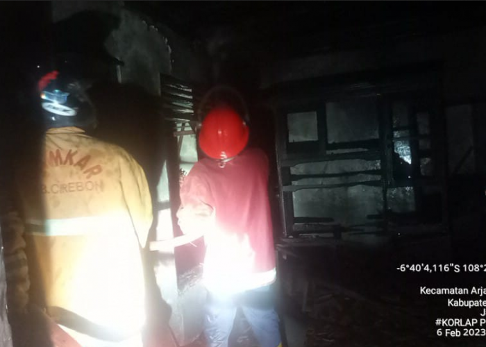 Kebakaran di Arjawinangun Cirebon, Rumah dan Harta Korban Ludes, Kerugian Rp150 Juta  