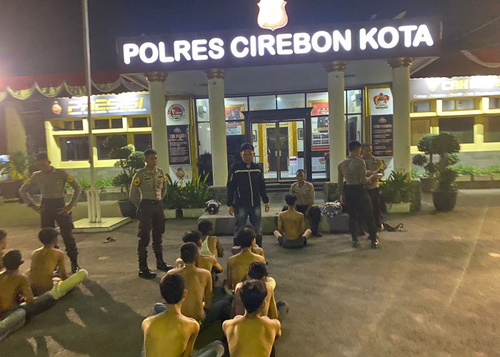 Tawuran Remaja di Cirebon, Maung Presisi Polres Cirebon Kota Amankan 24 Orang