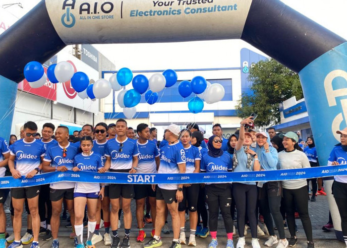 Kolaborasi dengan Cirebon Runner, AIO Run 2024 Diikuti Ratusan Pelari