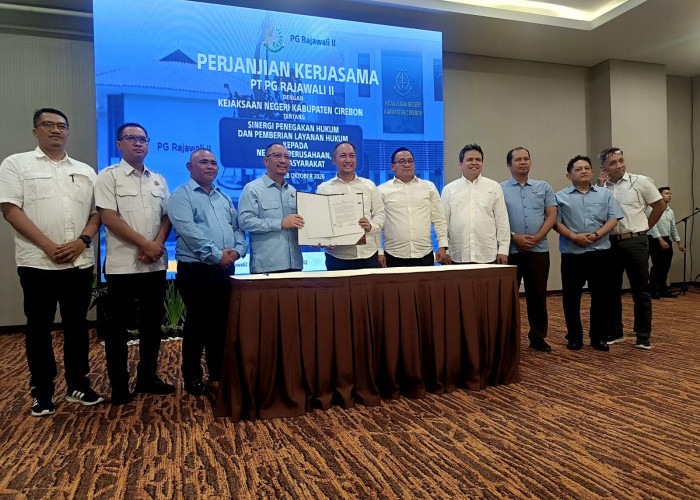 Sinergi Pengamanan Aset dan Hukum, PT PG Rajawali II Gandeng Kejari Kabupaten Cirebon