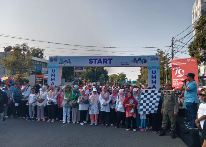 Ribuan Warga Meriahkan Jalan Santai Launching UMMADA Cirebon