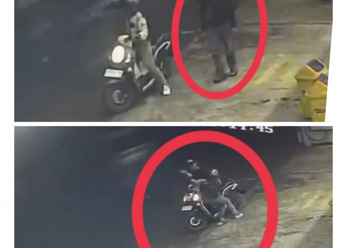 CCTV Rekam Percobaan Begal di Cirebon, Pelaku Gunakan Modus Ban Motor Bocor