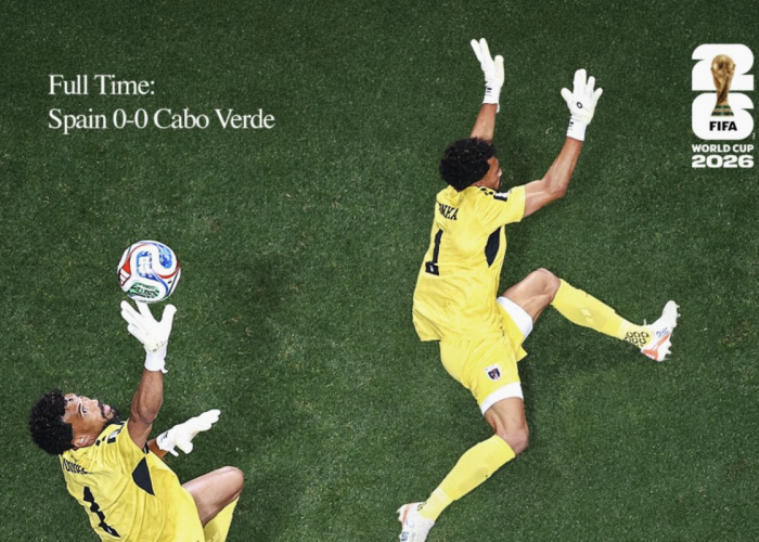 Heroik di Piala Dunia 2026, Kiper Cape Verde Raup Jutaan Followers setelah Buat Spanyol Frustrasi