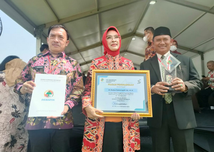 Wabup Cirebon Dapat Penghargaan Tokoh Penggerak Koperasi