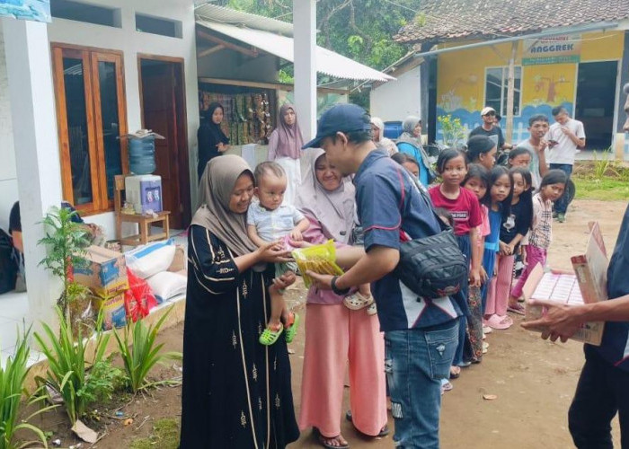 CBR Club Indonesia (CCI) Sukabumi Gelar Bakti Sosial untuk Korban Bencana Alam