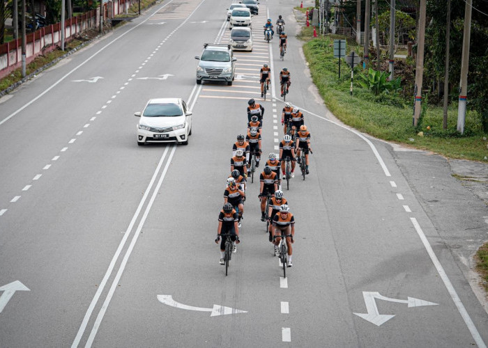 Hari Pertama Main Sepeda di Malaysia, Jajal Jalan Perseketuan Slim River - Ipoh 104 Km, Elevasi 500 M