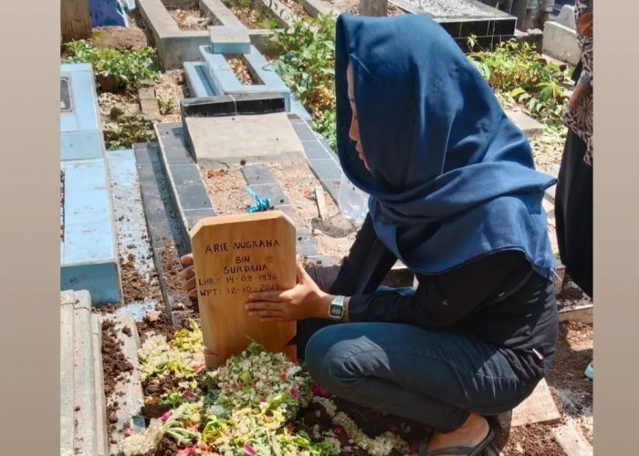 Pilu! Suara Hati Istri Korban Kecelakaan di Jl Kalijaga Cirebon: Anak Saya Jadi Yatim