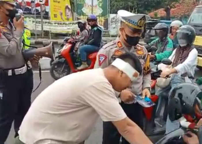 Operasi Zebra Lodaya Polres Cirebon Kota, Ada yang Terluka, Oh Ternyata