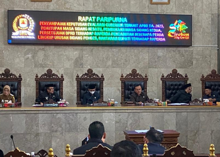 DPRD Kabupaten Cirebon Gelar Lima Rapat Paripurna, Salah Satunya Soal Pencabutan Perda Tentang Pemdes