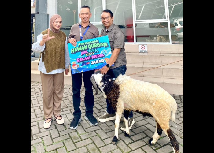 Program Kurban Bersama JNE di Jawa Barat Pererat Kolaborasi dengan Insan Media