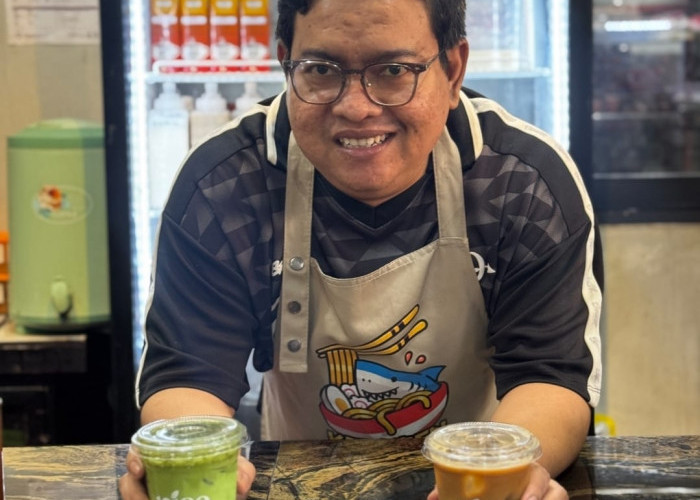 Segarnya Ube Coffee Latte, Racikan Kopi Ungu yang Jadi Buruan Anak Muda di Cirebon