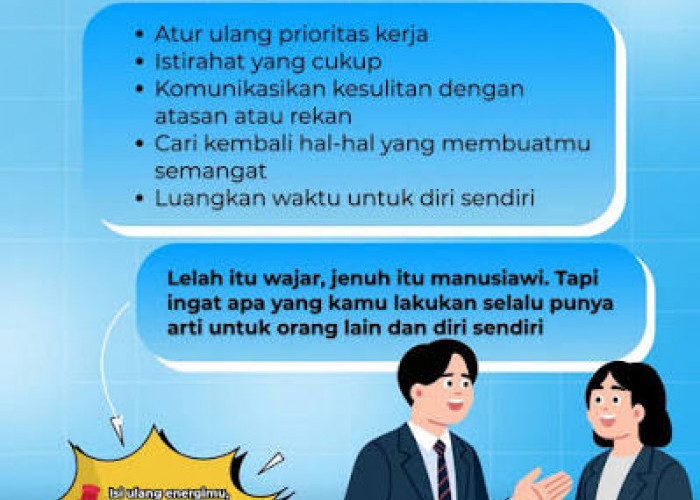 Tetap Semangat Bekerja, Ini Cara Mengatasi Kelelahan Mental di Tempat Kerja