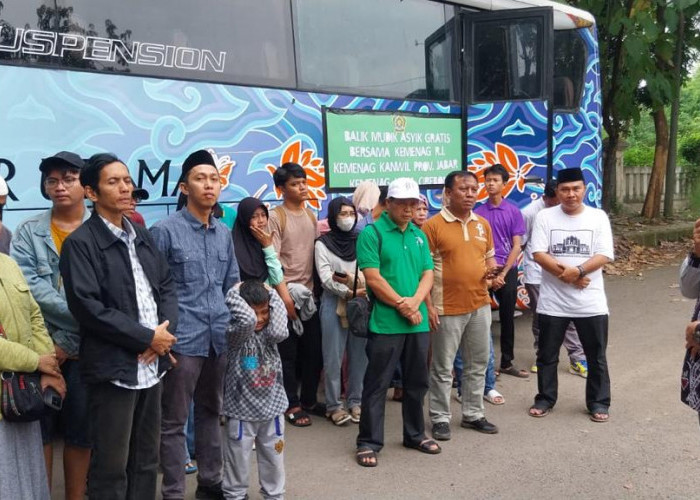 Kemenag Kota Cirebon Berangkatkan Balik Mudik Gratis ke Jakarta 