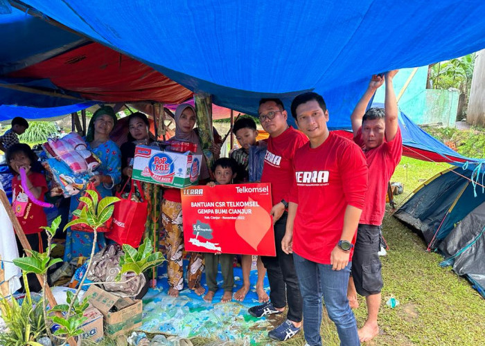 Telkomsel Beri Layanan Bebas Telpon dan SMS untuk Korban Gempa Cianjur
