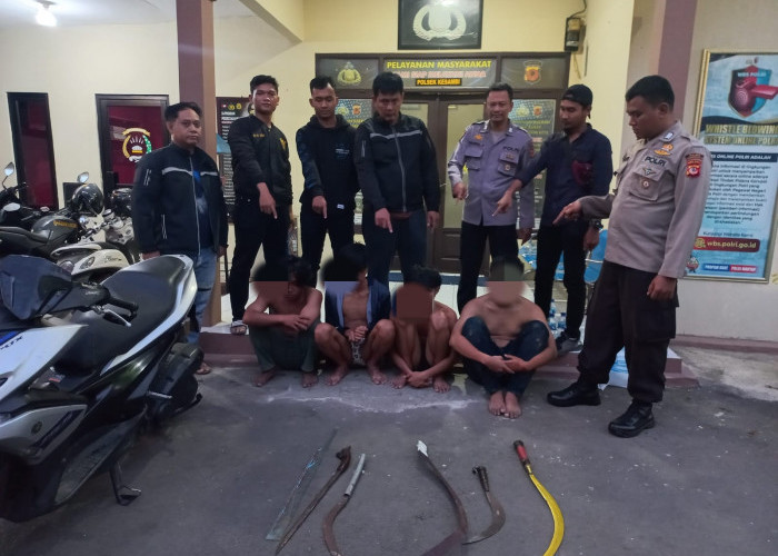 Lagi pada Kenapa Sih? 3 Pemuda Collab dengan Satpam Mau Tawuran Konten di Kesambi Cirebon