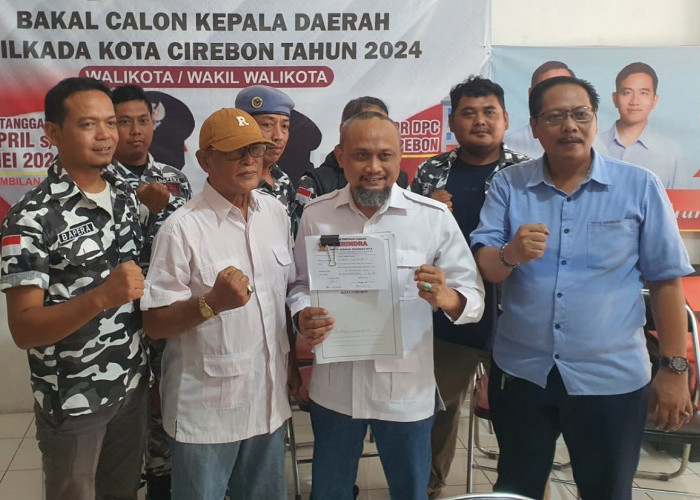 Heru Cahyono Daftar ke Gerindra, Siap Lawan Incumbent di Pilkada Kota Cirebon