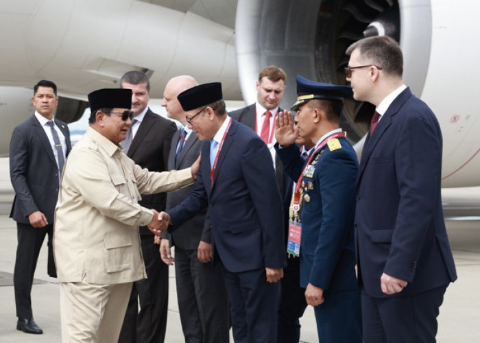 Prabowo Tiba di Vladivostok Rusia, Hadiri Eastern Economic Forum sebagai Tamu Kehormatan