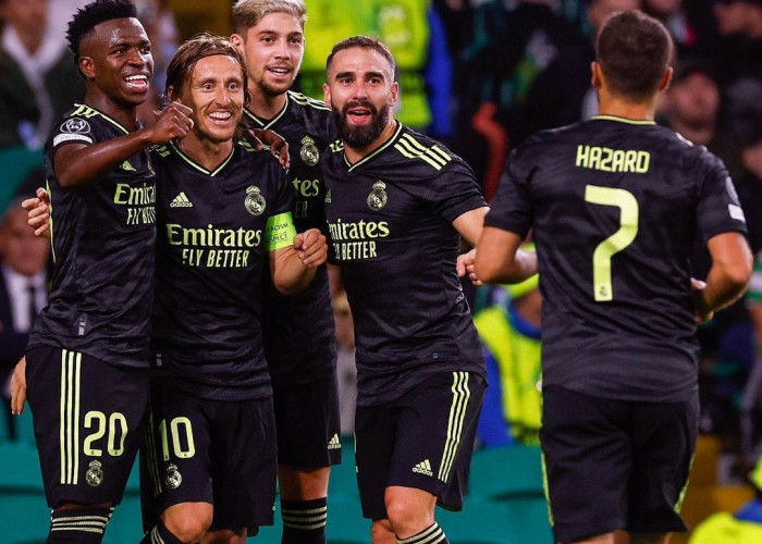 Hasil Liga Champions 2022-2023: Real Madrid Curi Poin Penuh di Markas Glasgow Celtic 