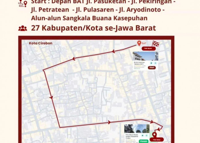 Ini Rute Kirab Budaya Milangkala Tatar Sunda di Kota Cirebon, Warga Diminta Cari Jalur Alternatif