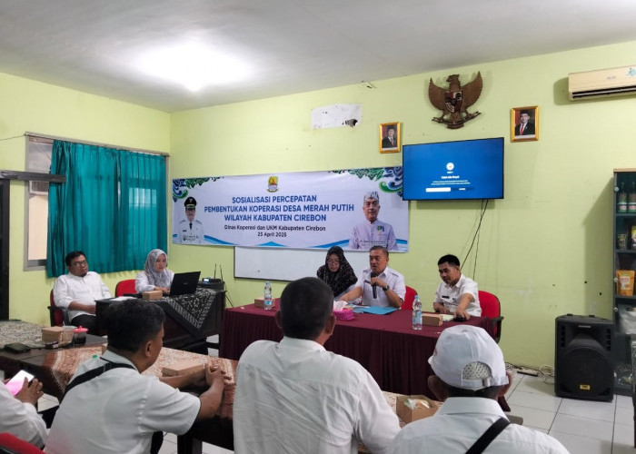 Dinkop dan UKM Sosialisasi Pembentukan Koperasi Desa Merah Putih