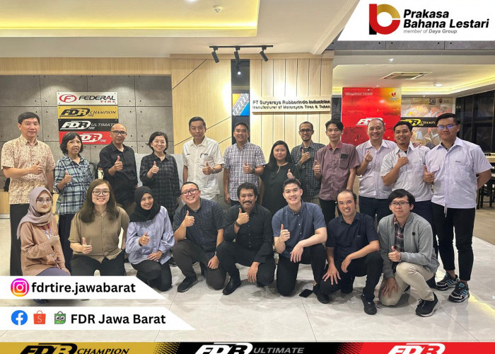 PT Prakasa Bahana Lestari Resmi Menjadi Main Dealer Ban Motor FDR untuk Jawa Barat Bagian Utara