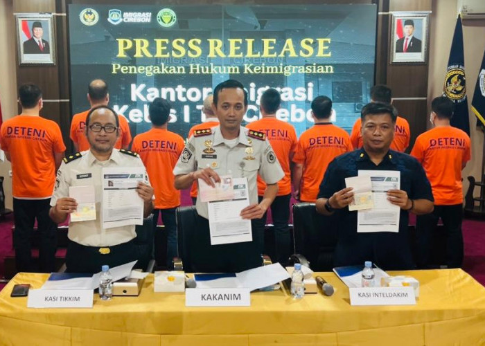 Imigrasi Cirebon Tangkap 8 WNA Tiongkok, Diduga Salahgunakan Visa