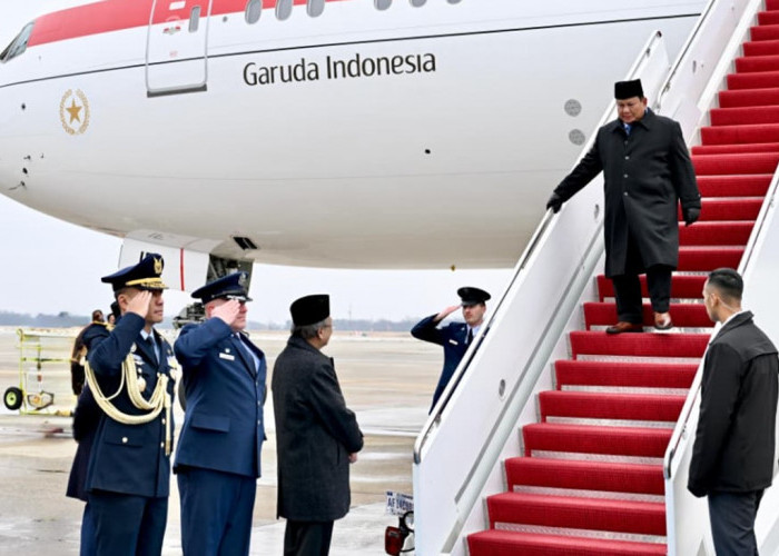 Mendarat di Washington, Prabowo Agendakan Pertemuan Penting dengan Donald Trump 