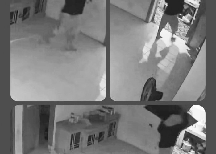 Pencuri Terekam CCTV saat Beraksi di TK Teratai Cirebon