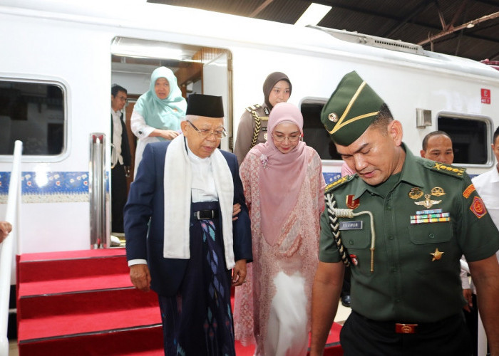 Wapres RI KH Maruf Amin Tiba di Cirebon, Salat Jumat Perdana dan Peresmian Masjid Syarif Abdurrahman