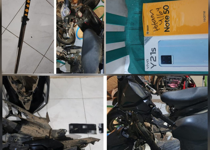 Satreskrim Polresta Cirebon Ringkus 2 Pelaku Begal Bersenjata Samurai di Babakan