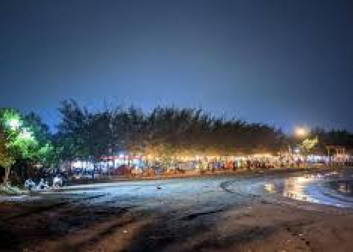 Pantai Cemara Indah Indramayu dengan Pesona Pohon dan Hempasan Ombak yang Menenangkan