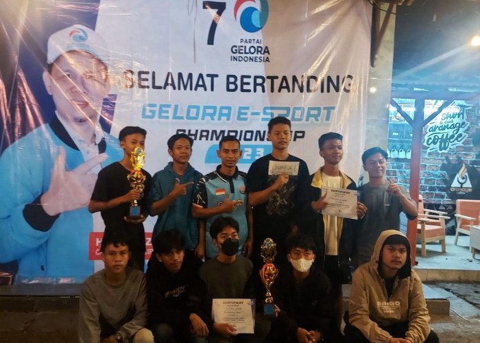 Garap Milenial, Partai Gelora Helat Turnamen Esport Memperebutkan Trofi Mahfuz Sidik