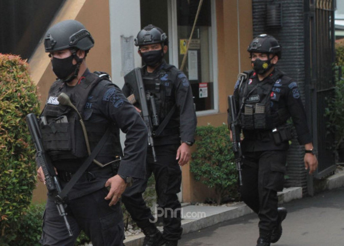Seorang Terduga Teroris Ditangkap Densus 88 Antiteror Polri di Lampung 
