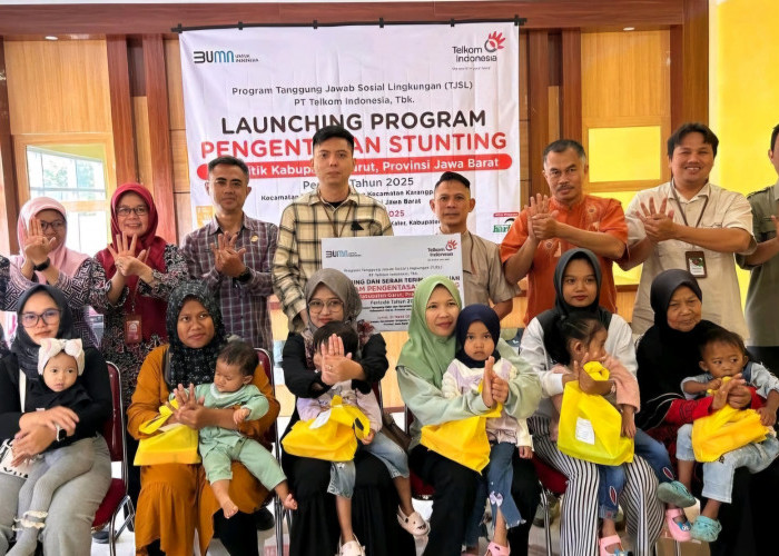 Telkom Priangan Timur Luncurkan Program Pengentasan Stunting di Garut