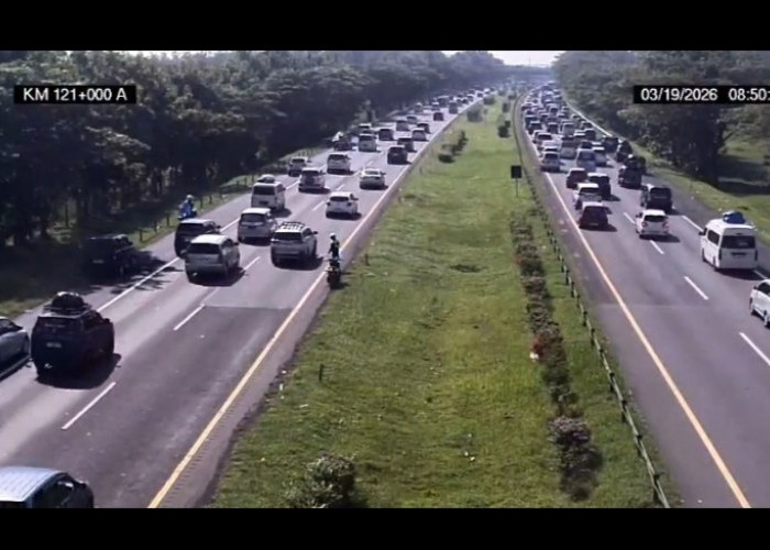 Arus Tol Cipali H-2 Lebaran 2026 Ramai Lancar, 41 Ribu Kendaraan Melintas