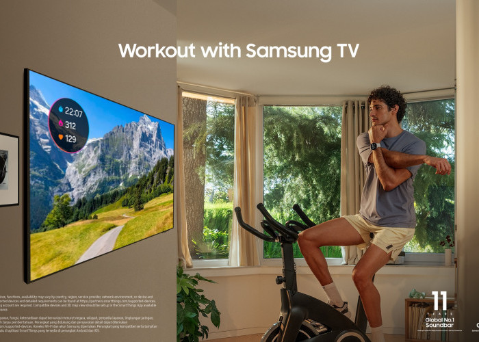 Olahraga di Rumah Lebih Seru dengan TV Samsung dan Audio